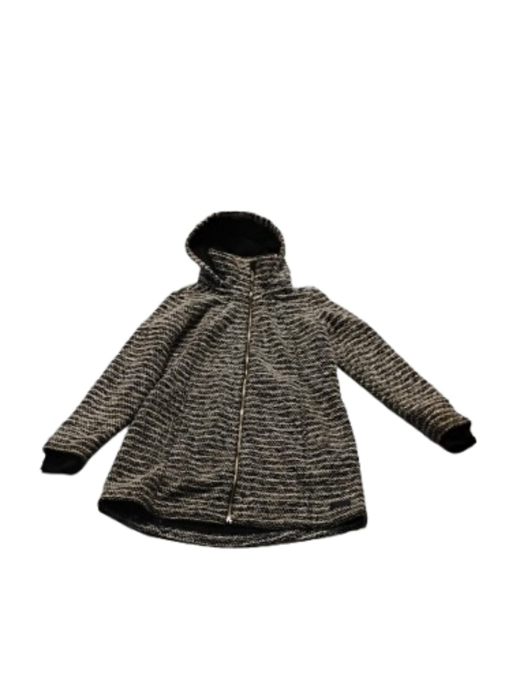 Calvin Klein Women's Textured Hooded Full Zip Coat